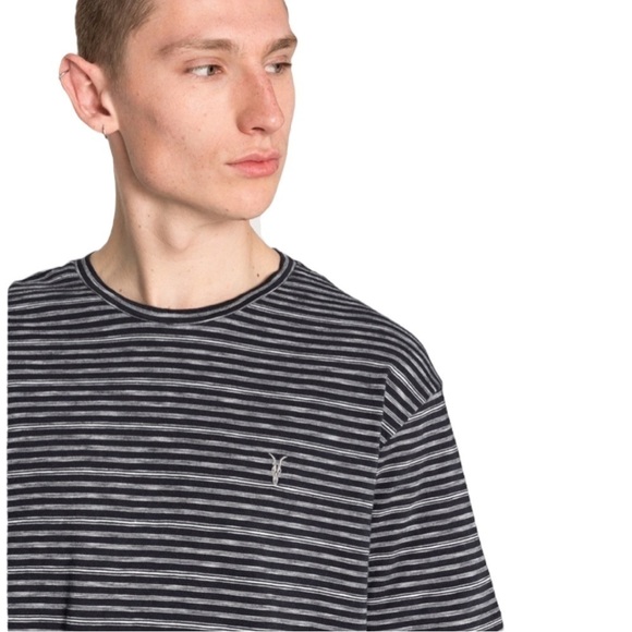 ALLSAINTS Mana Slim Fit Crew Neck T-Shirt - Picture 3 of 11